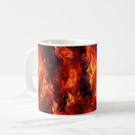 Mug Motif de flamme (Devant gauche)