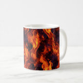 Mug Motif de flammes (Devant droit)