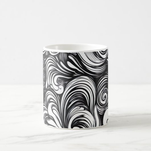 Mug Motif De Flèche Noir Et Blanc (Centre)