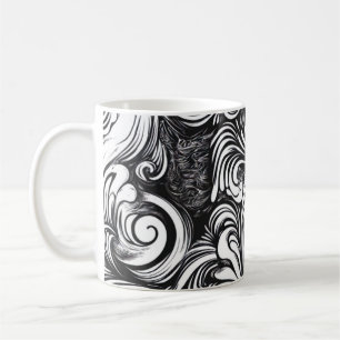 Mug Motif De Flèche Noir Et Blanc