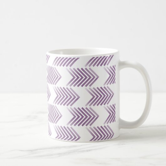 Mug Motif de flèche Tribal Violet (Droite)