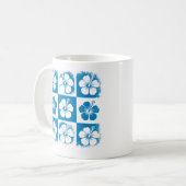 Mug Motif de fleur d'Hibiscus (Devant gauche)