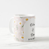 Mug Motif de fleur marguerite (Devant gauche)