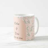 Mug Motif de fleurs (Devant droit)