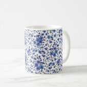 Mug Motif de fleurs (Devant droit)