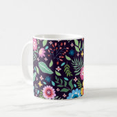 Mug Motif de fleurs (Devant gauche)