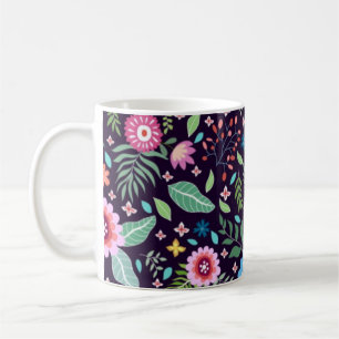 Mug Motif de fleurs