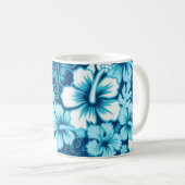 Mug Motif de fleurs (Devant droit)