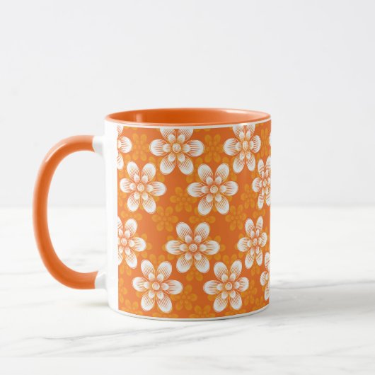 Mug Motif de fleurs (Gauche)