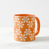 Mug Motif de fleurs (Devant droit)