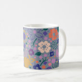Mug Motif de fleurs (Devant droit)