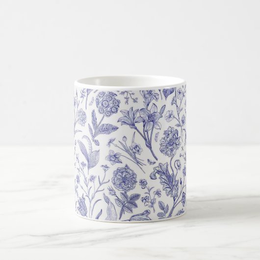 Mug Motif de fleurs (Centre)