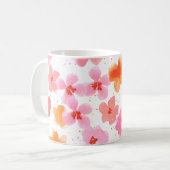Mug motif de fleurs (Devant gauche)