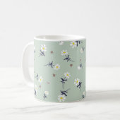 Mug Motif de fleurs (Devant gauche)
