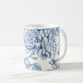 Mug Motif de fleurs (Devant droit)