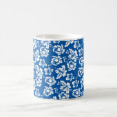 Mug Motif de fleurs bleues Hawiian (Centre)