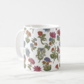 Mug Motif de fleurs colorées (Devant gauche)