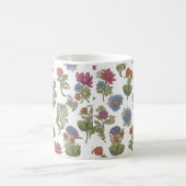 Mug Motif de fleurs colorées (Centre)