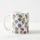 Mug Motif de fleurs colorées (Gauche)