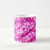 Mug Motif de fleurs de cerisier d'aquarelle (Centre)