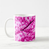 Mug Motif de fleurs de cerisier d'aquarelle (Gauche)
