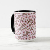 Mug Motif de fleurs de cerisiers (Devant gauche)