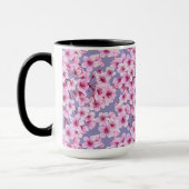 Mug Motif de fleurs de cerisiers (Gauche)