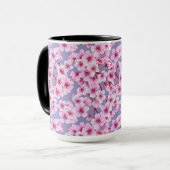 Mug Motif de fleurs de cerisiers (Devant gauche)