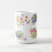 Mug Motif de fleurs de forêt à l'aquarelle (Centre)