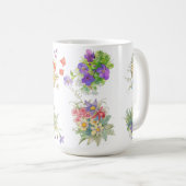 Mug Motif de fleurs de forêt à l'aquarelle (Devant droit)
