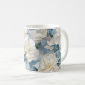 Mug Motif de fleurs de Gardenia blanches (Devant droit)