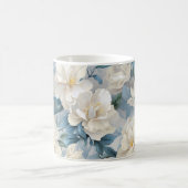 Mug Motif de fleurs de Gardenia blanches (Centre)