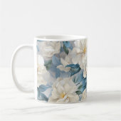 Mug Motif de fleurs de Gardenia blanches (Gauche)
