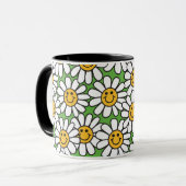 Mug Motif de fleurs de marguerite (Devant gauche)