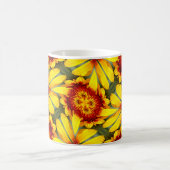 Mug Motif de fleurs d'or (Centre)