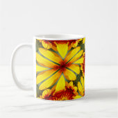 Mug Motif de fleurs d'or (Gauche)