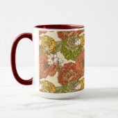 Mug Motif de fleurs du jardin (Gauche)