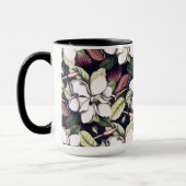 Mug Motif de fleurs Magnolia (Gauche)
