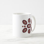 Mug Motif de fleurs Mandala (Devant droit)