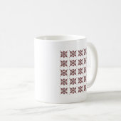 Mug Motif de fleurs Mandala (Devant droit)