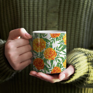 Mug Motif de fleurs Marigold