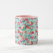 Mug Motif de fleurs peint (Centre)