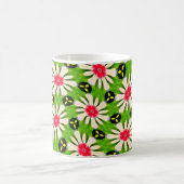 Mug Motif de fleurs rose et blanche (Centre)
