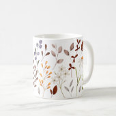 Mug Motif de fleurs sauvages d'automne (Devant droit)