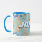 Mug Motif de fleurs Scooby-Doo (Gauche)