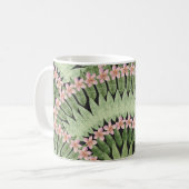 Mug Motif de fleurs tropicales peintes à la main (Devant gauche)