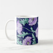 Mug Motif de fleurs violettes (Gauche)