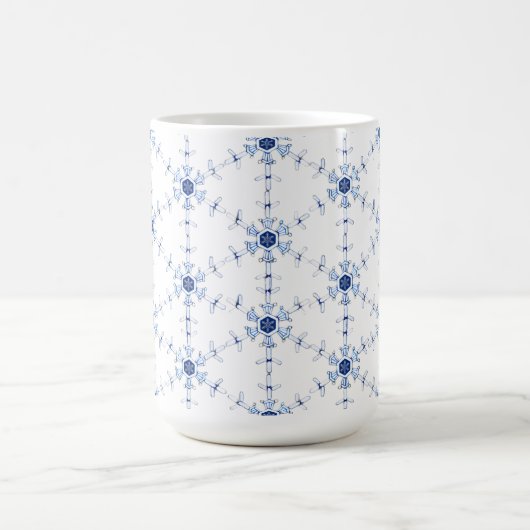 Mug Motif de flocon de diamant (Centre)