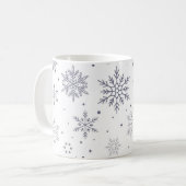 Mug Motif de flocon de neige (Devant gauche)
