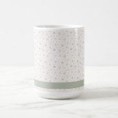 Mug Motif de flocon de neige gris délicieux Nom de Noë (Centre)